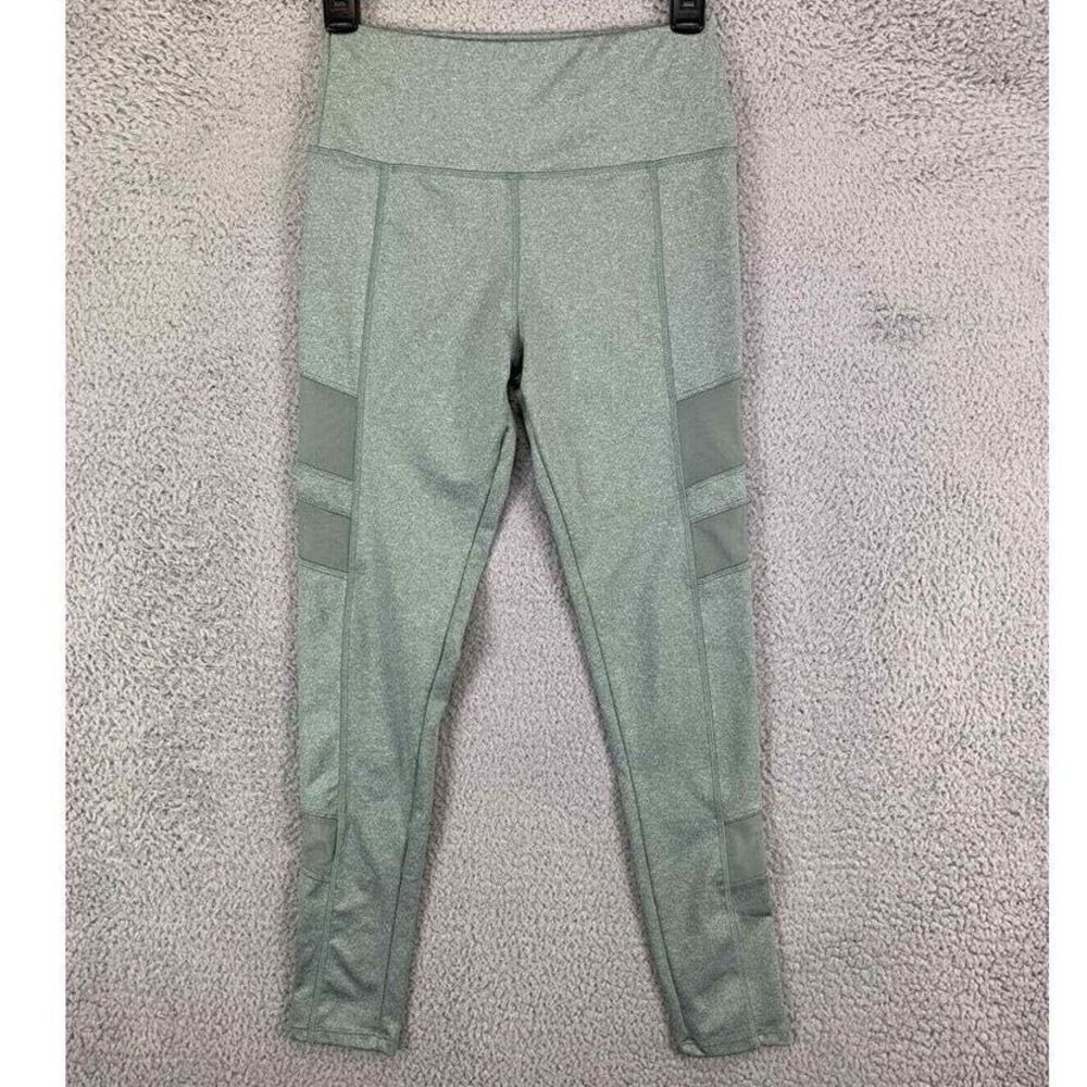 Sam Edelman Leggings Womens XS Green Crop Yoga Athletic Outdoor Ladies Workout